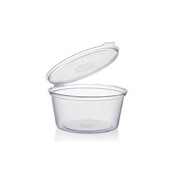 Plastic 35ml Sauce Container with Hinged Lids SC35 35ml