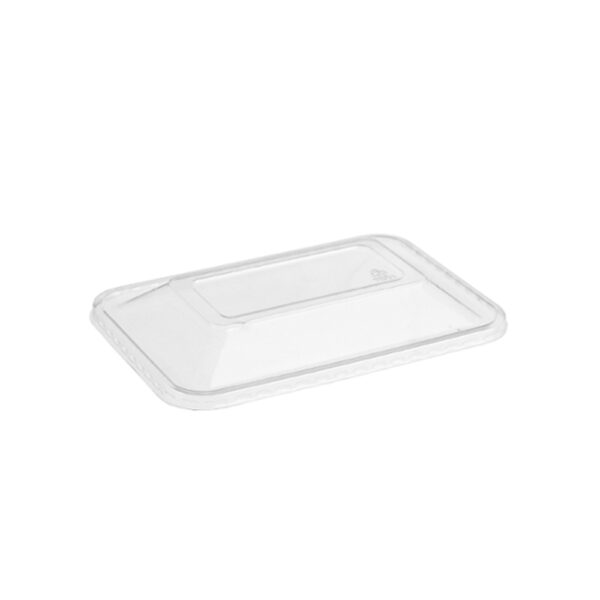 Tlt Rectangular Plastic Takeaway Dome Lids (clear) - Vs Packaging