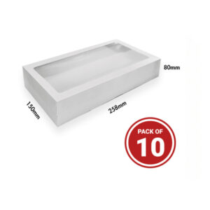 Grazing Catering Boxes White Extra Small 10pk (Lids Included)