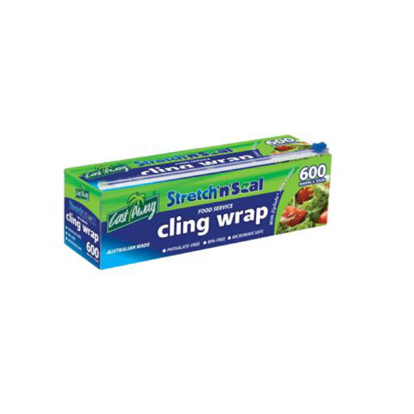 CastAway Cling Wrap 33cm x 600M (Roll) - VS Packaging