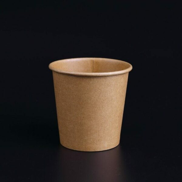 4oz Single Wall Coffee Paper Cup Kraft