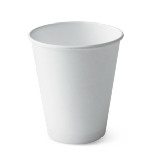 8oz Single Wall Coffee Paper Cup White