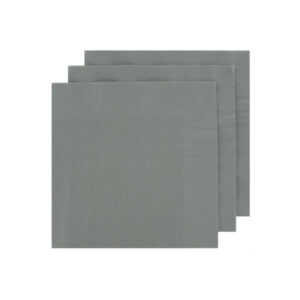 Dinner Napkin 2 ply grey - vs packaging