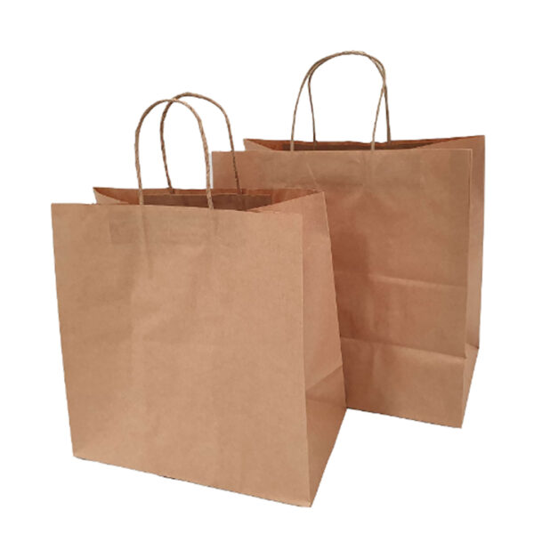 Kraft Paper Carry Bags Twist Handle Jumbo