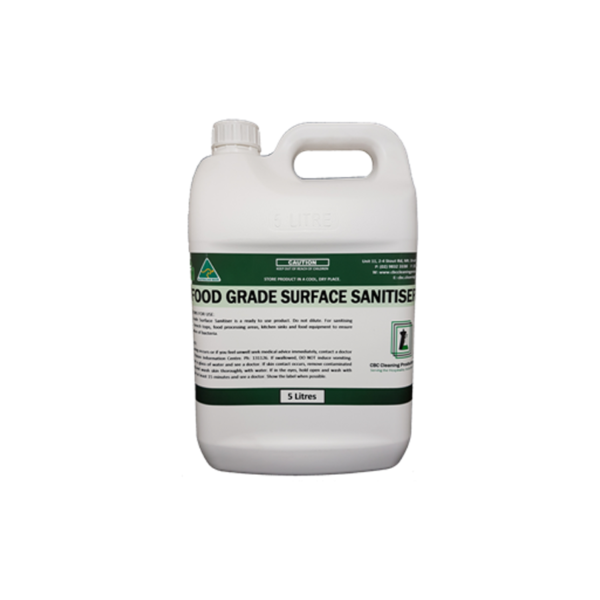 5L food grade surface sanitizer - VS Packaging