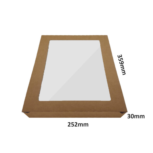 Catering Box Brown Tray 2 Medium Lid