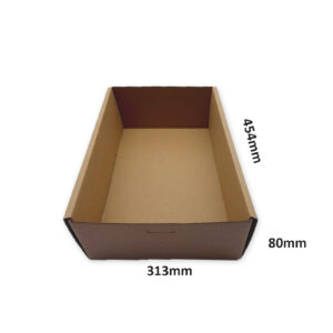 GRAZING BOXES Catering Box Brown Tray 4 XLarge Base